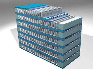 Компактный внутренний Finned паяемый Consturction радиатор алюминия плиты